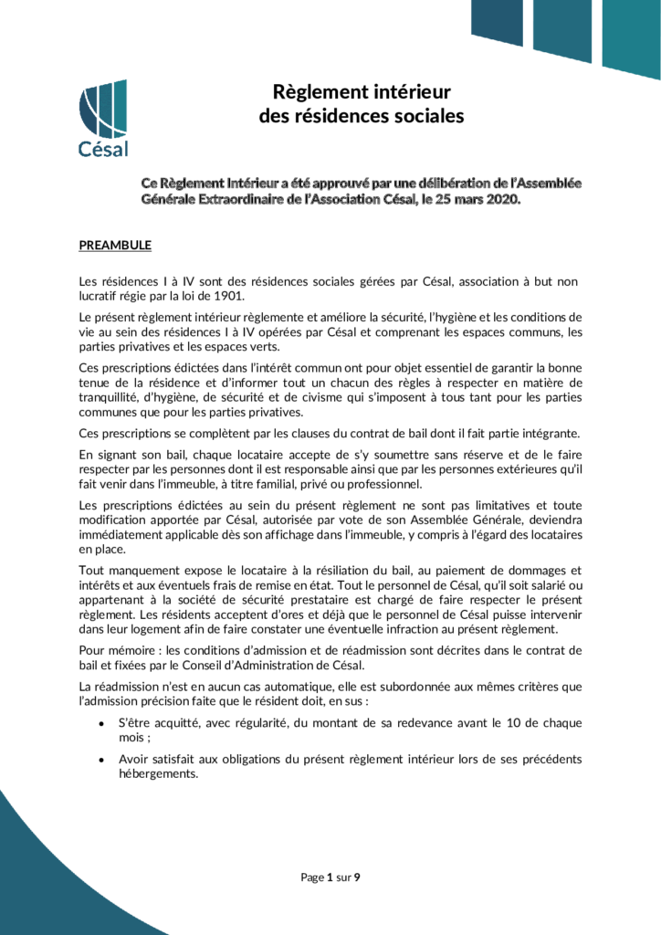 Règlement intérieur Césal 2019-2020 approuvé AGE 25 mars 2020 VDocuSign_001